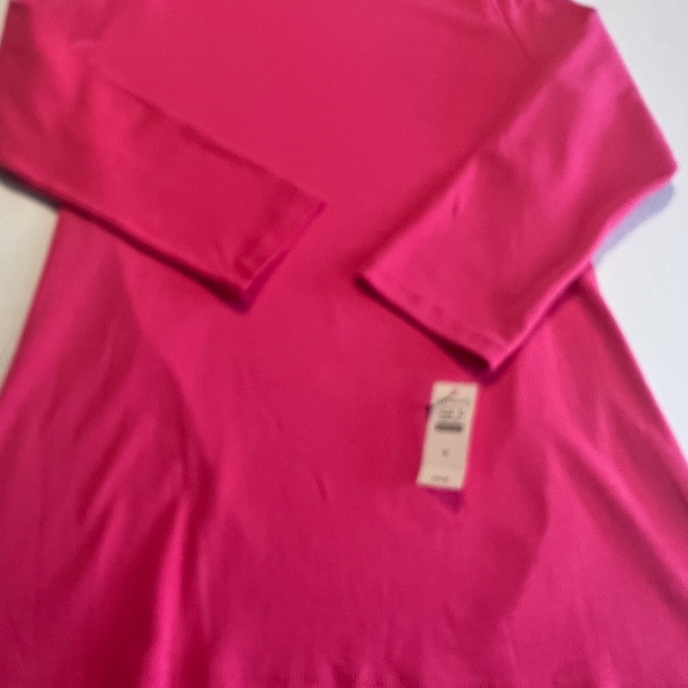 TALBOTS 3/4 sleeves Vibrant Pink  Top NWT